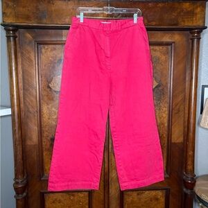 GUC Rachel Comey- Bright Red-Pink Wide-Leg Pants. Size 6